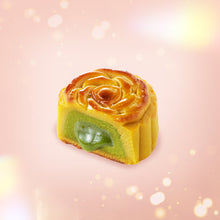 Load image into Gallery viewer, Lune de Blossom Artisan Lava Mooncakes with Symphony of Moonlight Assorted Gift Box - 8pcs (Classic Custard, Tangerine Peel Custard, Pistachio Hazelnut, Coconut Latte)
